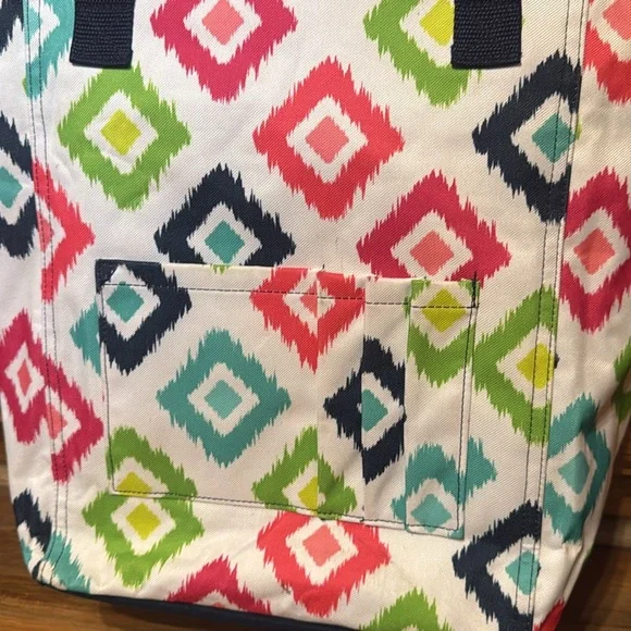 Thirty-One 31 Tall Organizing Tote Candy Corners Zip Top - Picture 4 of 15